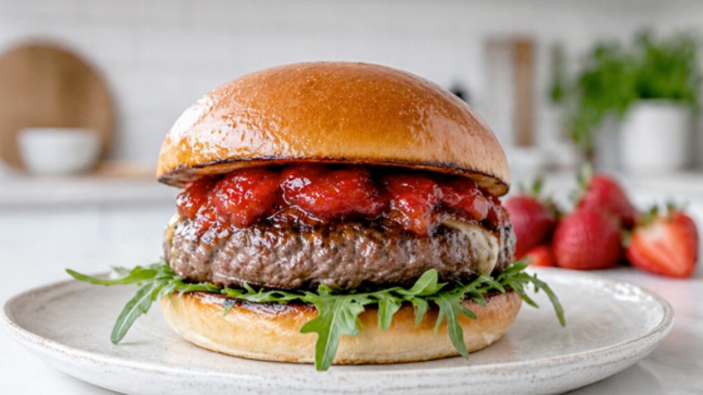 Hamburger di scottona con salsa alle fragole - hamburger-scottona-fragole