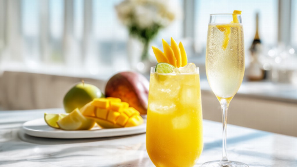 Cocktails: French 75 Twist e Gin Tonic Tropicale Mango e Lime - cocktails-french-75-twist-gin-tonic-tropicale-mango-lime