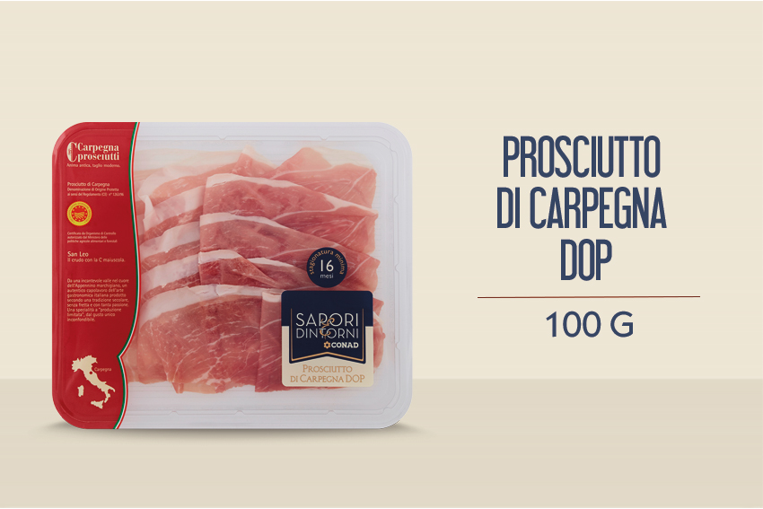 Prosciutto Di Carpegna DOP 100 G Di Sapori&Dintorni - Gustour Conad