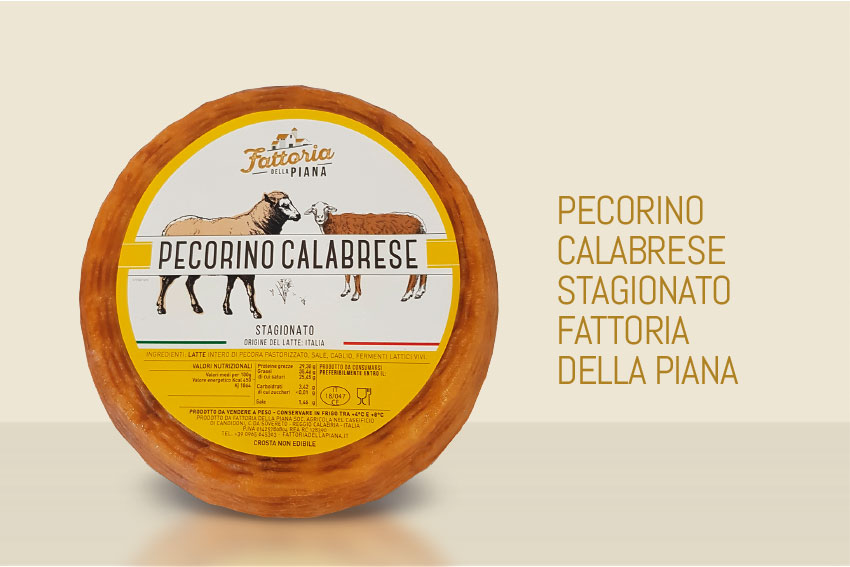 Pecorino Calabrese Stagionato Fattoria Della Piana - Gustour Conad