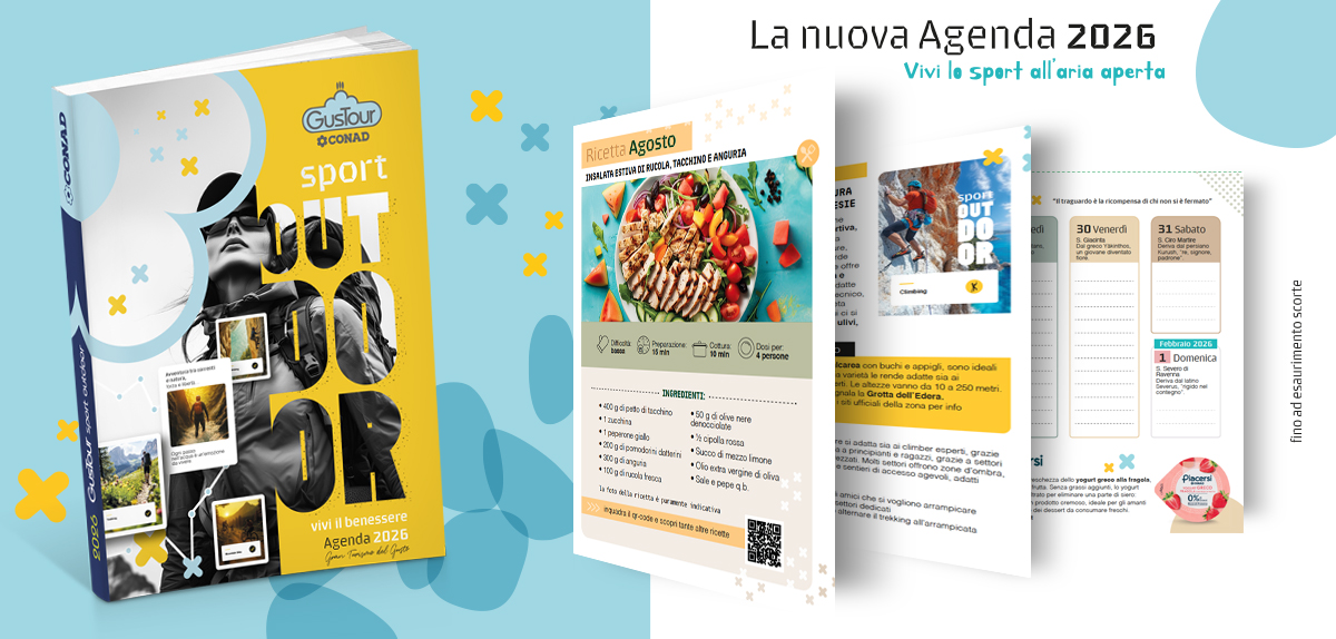 Agenda Conad 2026 in arrivo