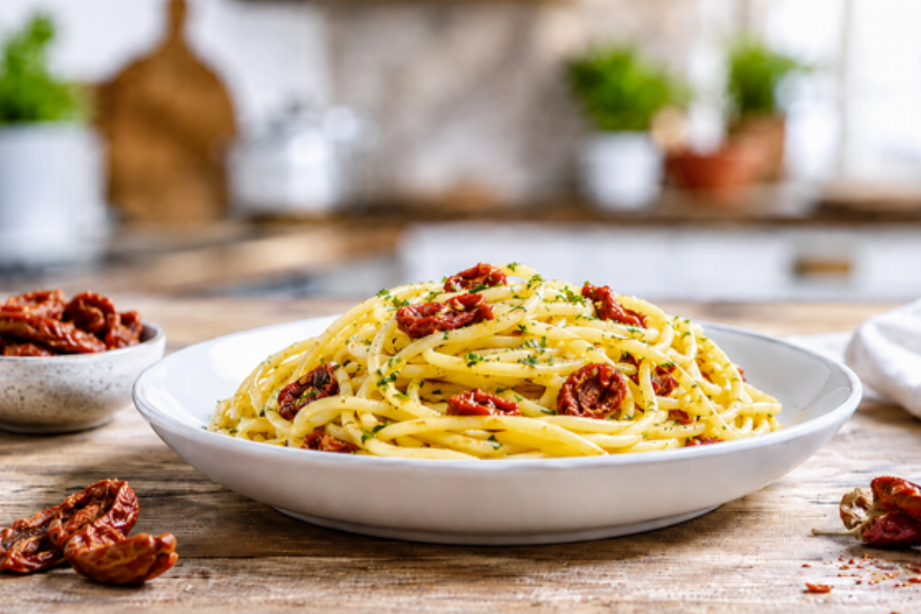 Spaghetti ai Pomodorini secchi di Calabria
