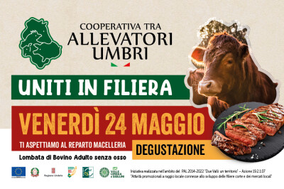 Uniti in Filiera con la Cooperativa Allevatori Umbri - evento allevatori umbri 24 maggio 2024