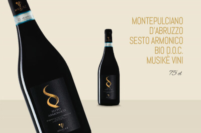 Montepulciano d'Abruzzo Sesto Armonico bio D.O.C. Musikè vini - montepulciano-abruzzo