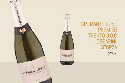 Spumante Rosé Premier Trento D.O.C. Cesarini Sforza - spumante-rose-cesarini