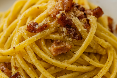 Strangozzi con guanciale e pecorino - Strangozzi con guanciale e pecorino