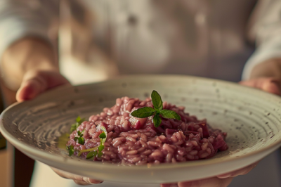 Risotto all'Aglianico del Vulture 