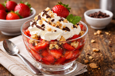 Coppa di fragole e panna arricchita - coppa-fragole-panna-arricchita