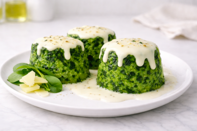 Tortino di spinaci e fontina - Tortino di spinaci e fontina