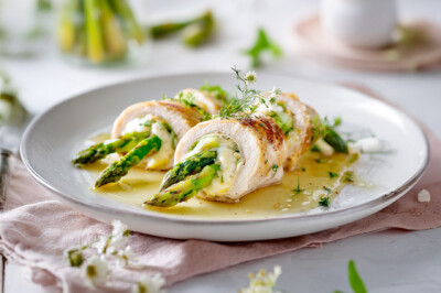 Involtini di pollo e tacchino con asparagi e robiola - involtini-pollo-tacchino-asparagi-robiola