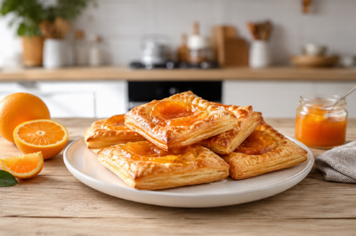 Sfogliatine con marmellata di arance di Sicilia - Sfogliatine con marmellata di arance di Sicilia