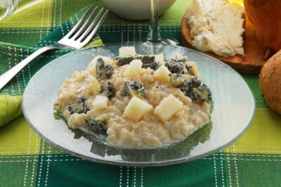 Risotto Gorgonzola e Pere Abate - abate-ricetta