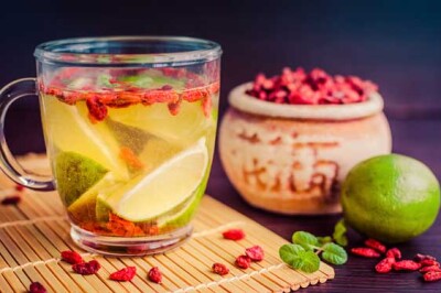 Tisana con Bacche di Goji - Tisana con bacche di Goji